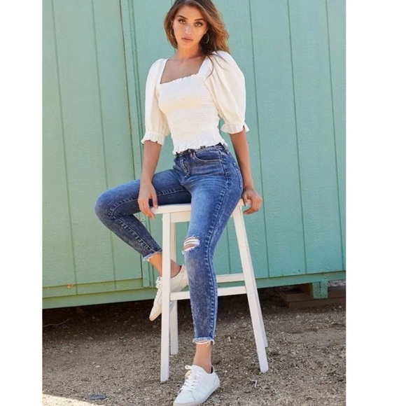 New✨LIZ • High Rise Ankle Skinny Jeans - Picture 2 of 16